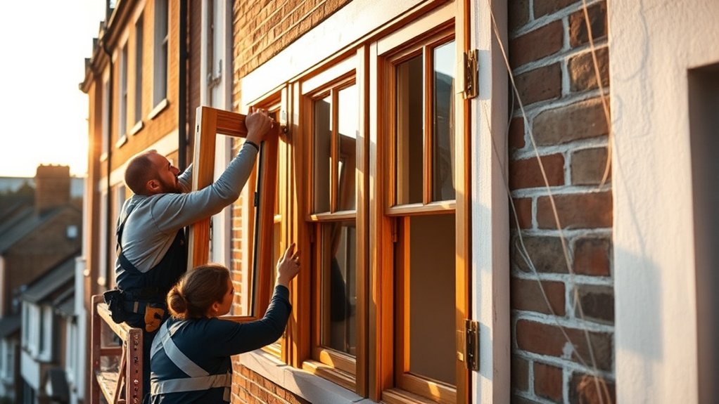 Wooden Window Installation Stanmore